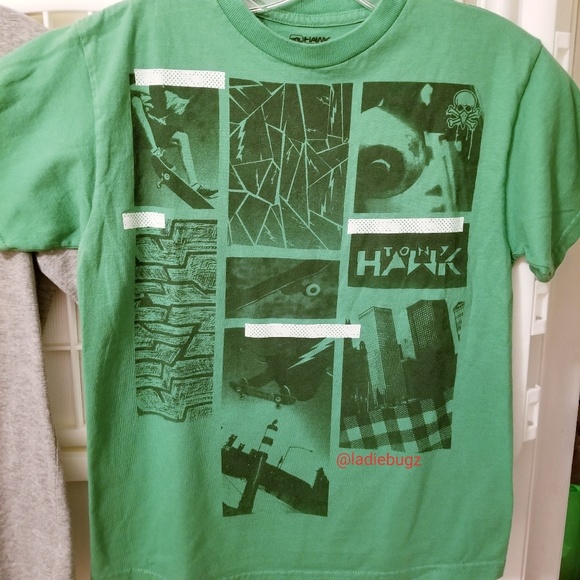 2 Youth Medium T-Shirts Converse & Tony Hawk - Picture 4 of 5